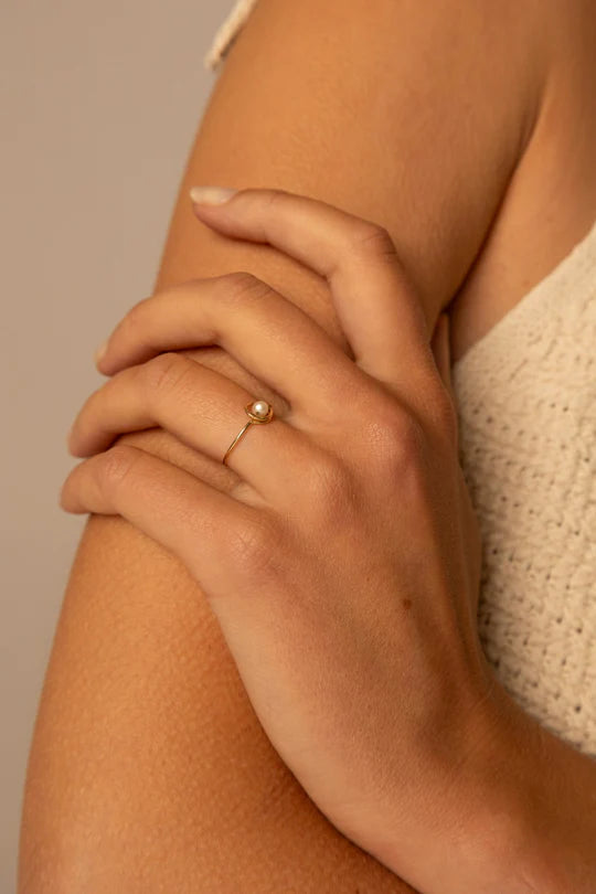 Bague Swan - Perle de culture