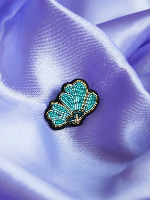 Broche Azul mini flower