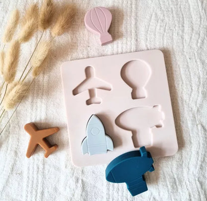 Figurines puzzle en silicone - Avion