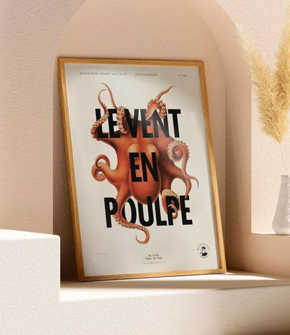 Affiche - Le vent en poulpe