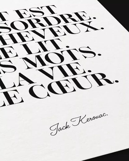 Affiche - Tout est en désordre