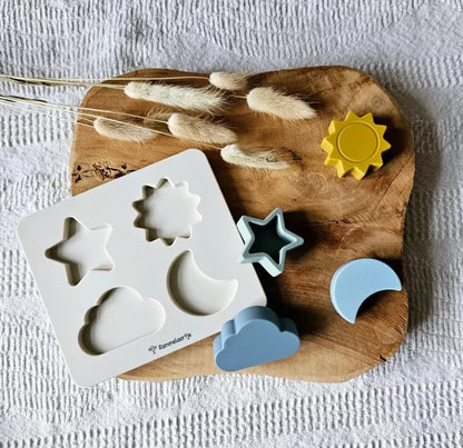 Figurines de puzzle en silicone - Soleil