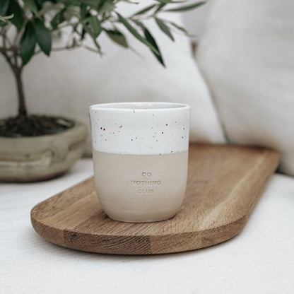 Mug en grès Do Nothing Club