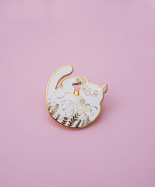 Pin's Chat blanc