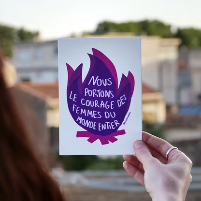 Petite Affiche - " Le courage des femmes"