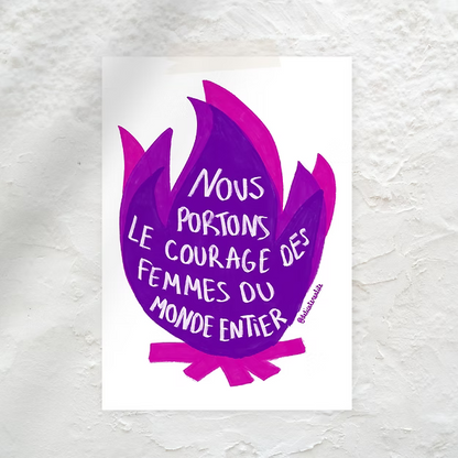 Affiches - " Le courage des femmes"