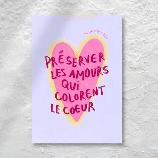Affiches - "Préserver les amours"