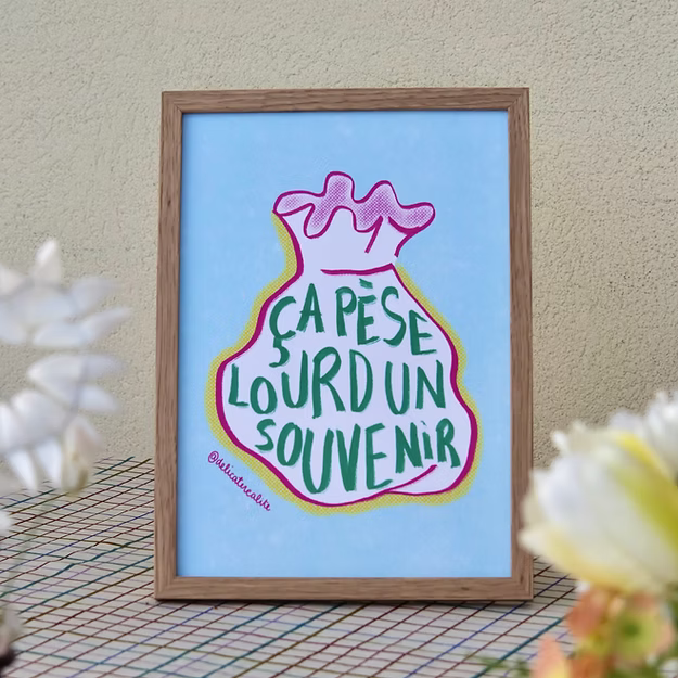 Petite Affiche - "Le poids des souvenirs"