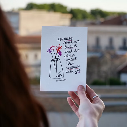 Petite affiche - "Couleurs de la joie"