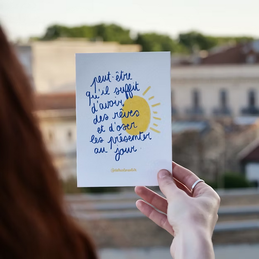 Petite affiche - "Des rêves et oser"