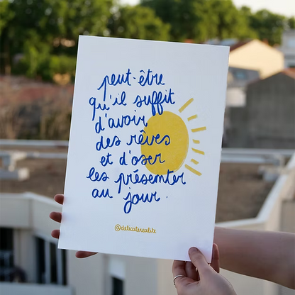 Affiches - "Des rêves et oser"