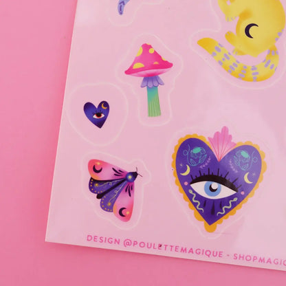 Planche de stickers Chatman Love