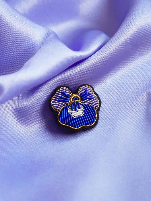 Broche Pensée mini flower