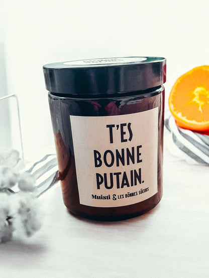 Bougie Muisti & LBS - T'es bonne putain