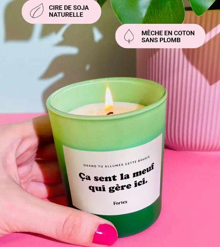 Tu gères meuf - La Bougie Câlin