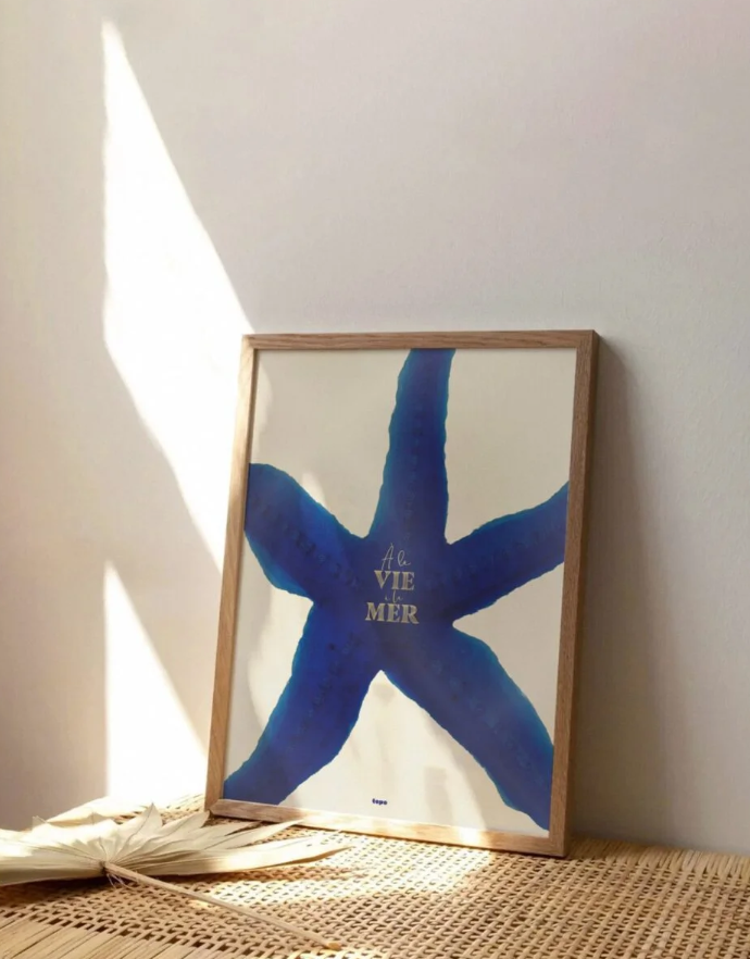 À la vie, à la mer | Affiche d’étoile de mer