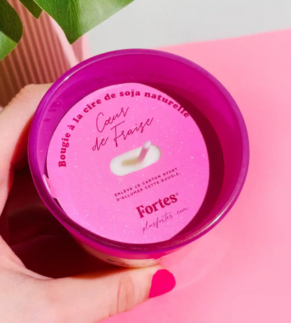 Tu gères meuf - La Bougie Cœur de Fraise