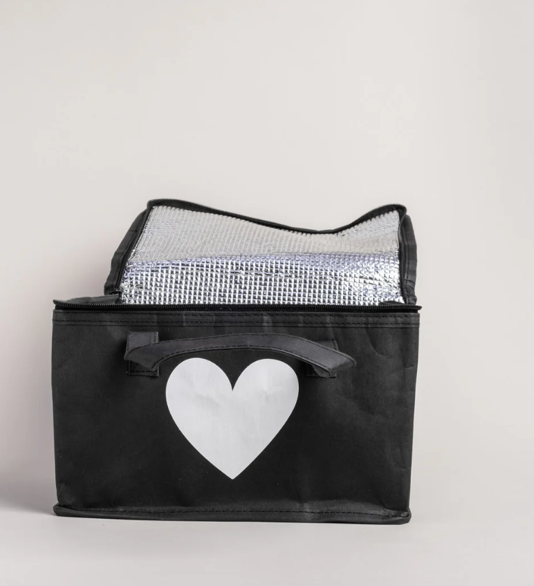 Sac isotherme noir cœur