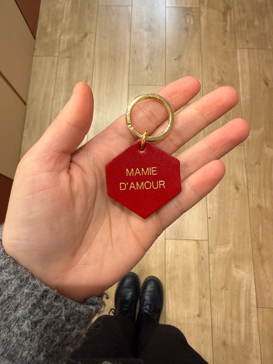 Porte clés Mamie d’amour