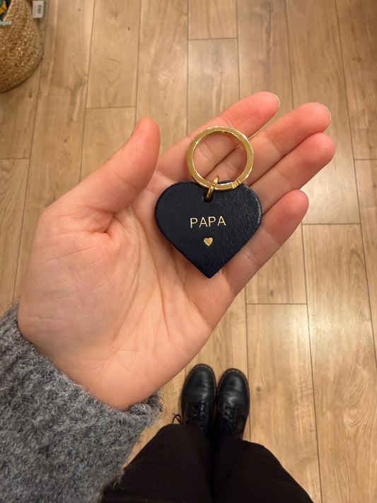 Porte clés cœur Papa  ♥️