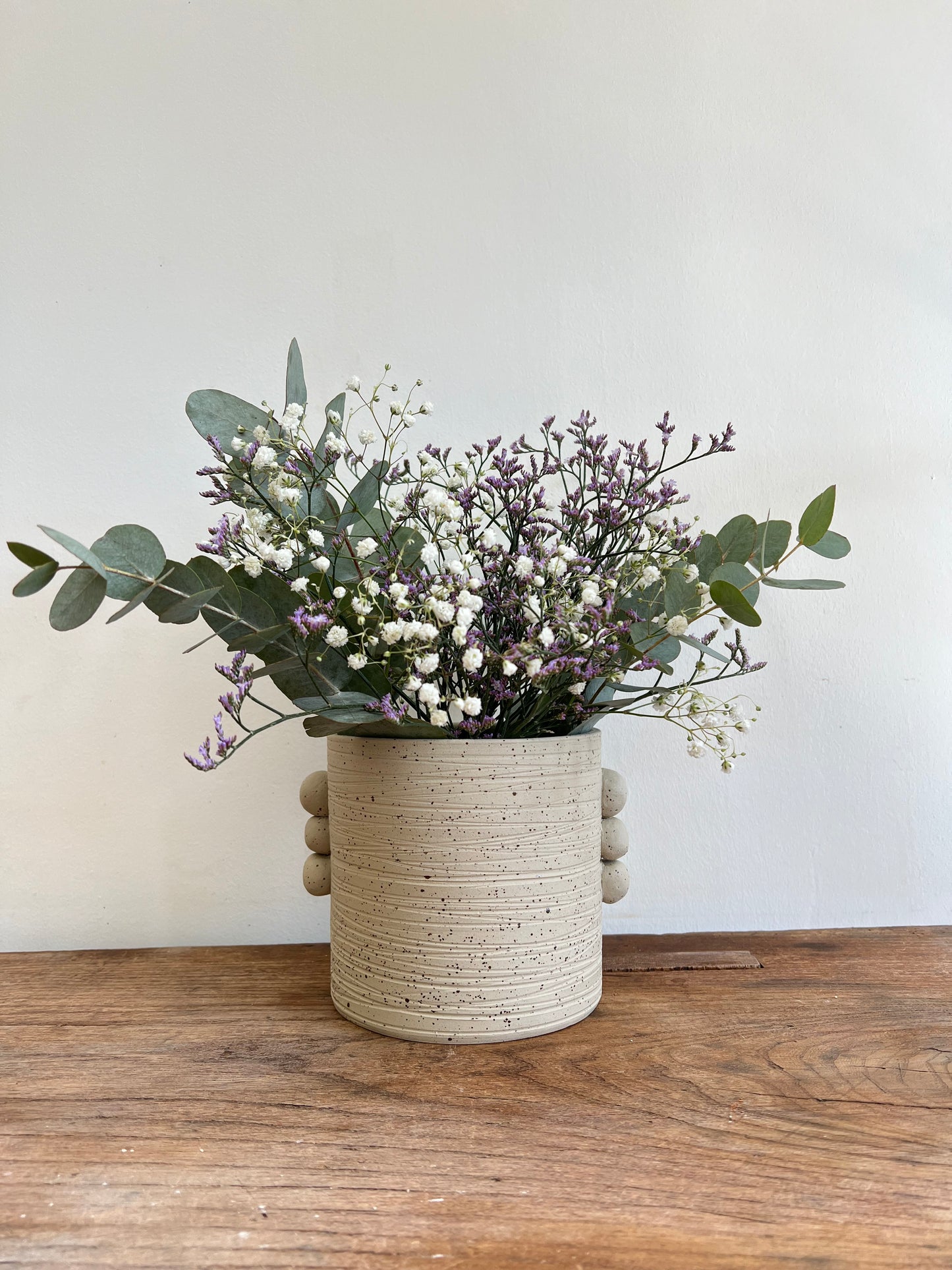 Vase PALMA Grès Pyrité