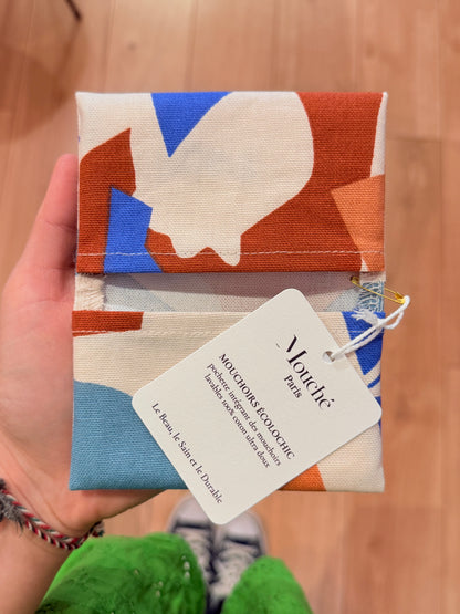 Mouchoirs Brodés "Papi ♥" Multico