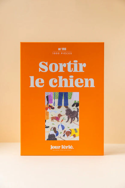 Sortir le chien - Puzzle 1000 pièces