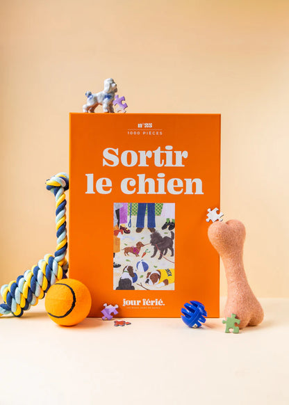 Sortir le chien - Puzzle 1000 pièces