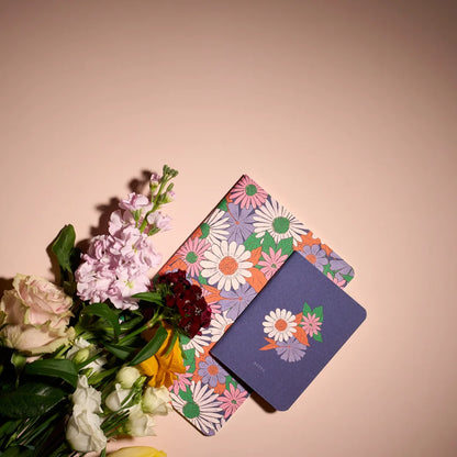 Carnet Flower power parme