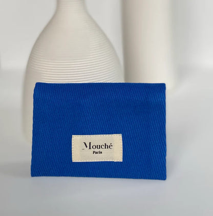 Mouchoirs Brodés "Mona Mour" bleu