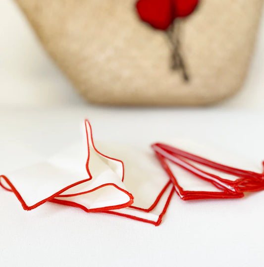 Mouchoirs Unis Terracotta