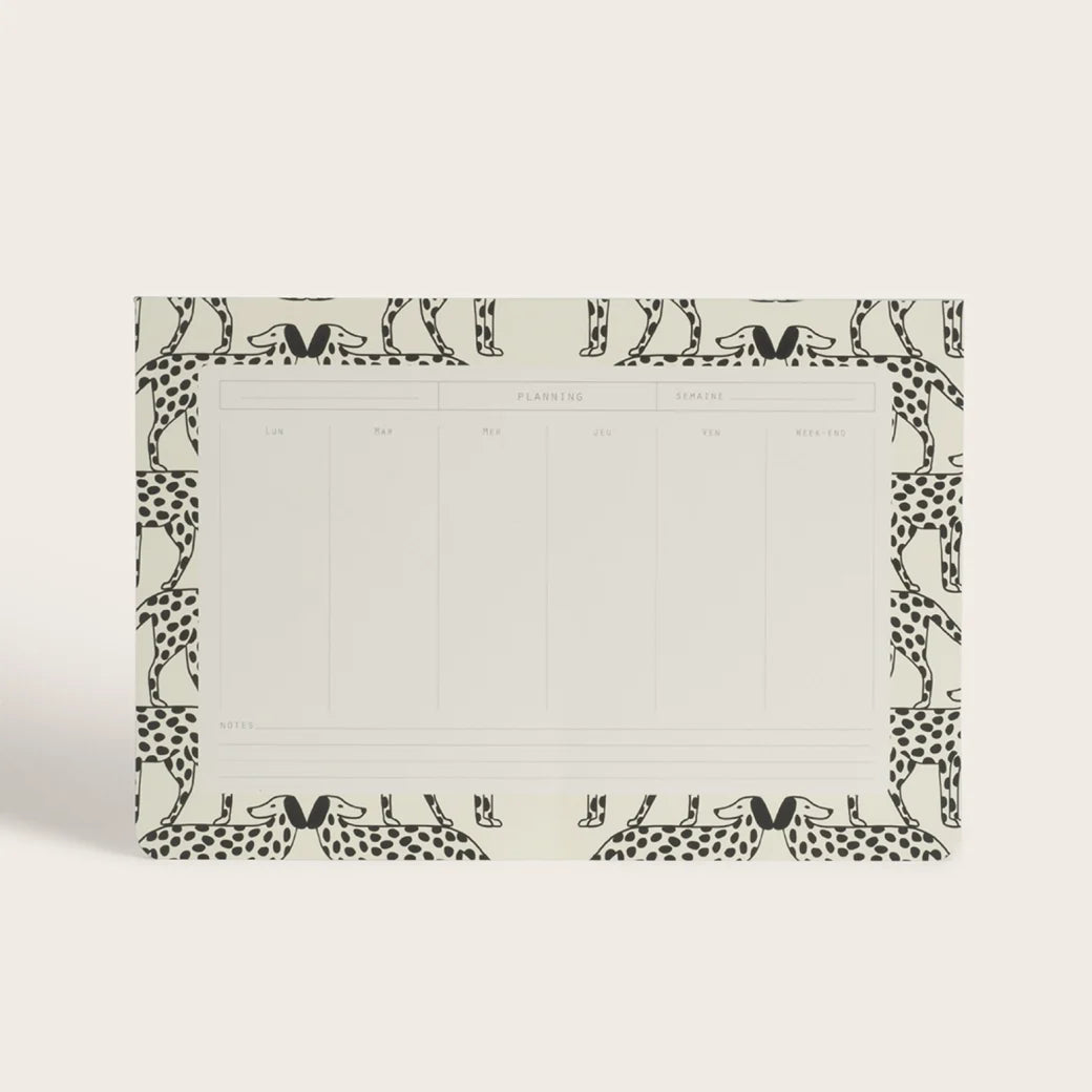 Semainier dalmatiens