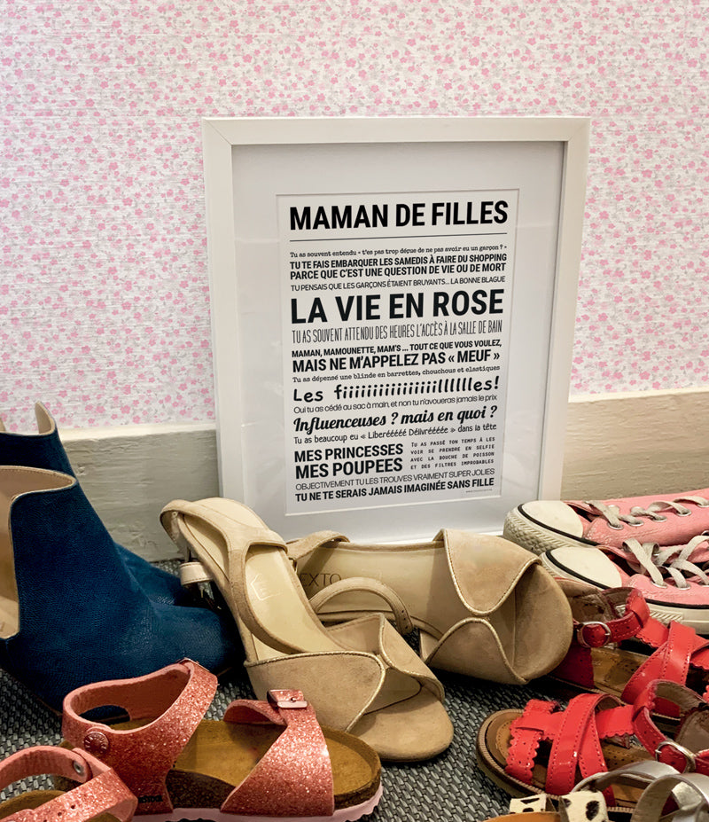Affiche - Maman de filles