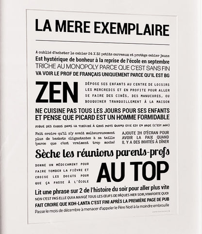 Affiche - La mère exemplaire