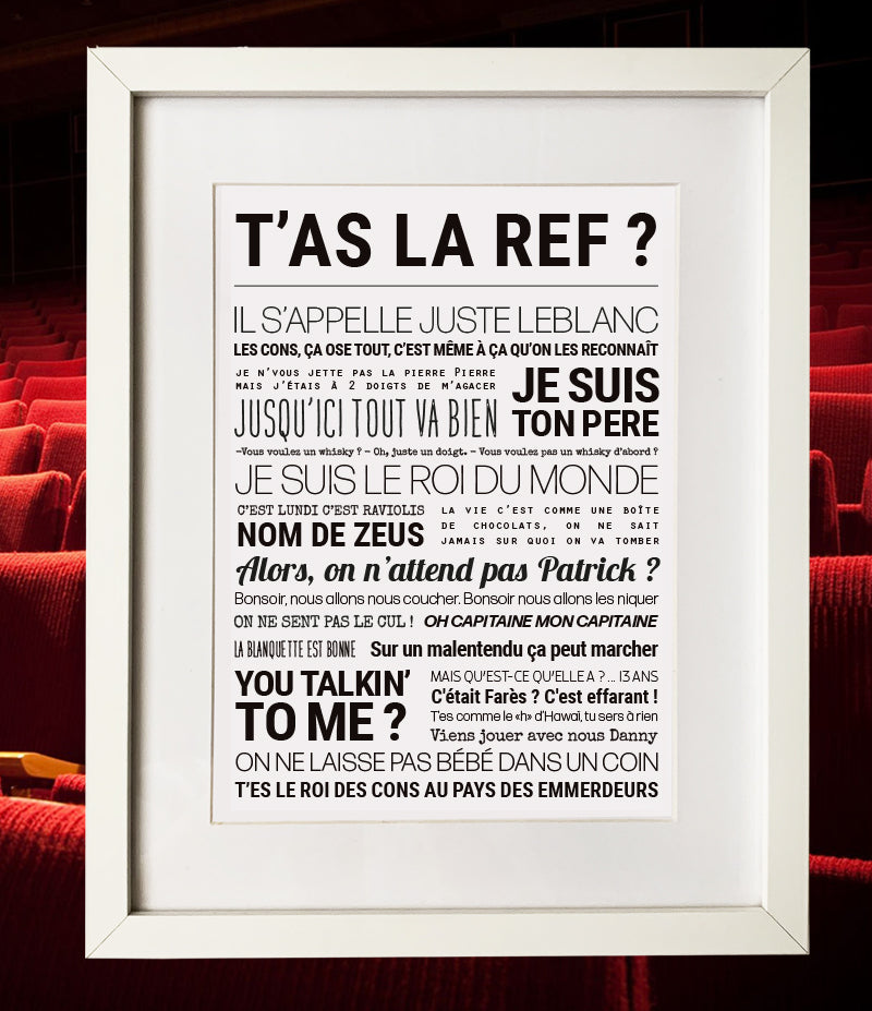 AFFICHE - T’AS LA REF ?