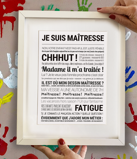 Affiche - Je suis maîtresse