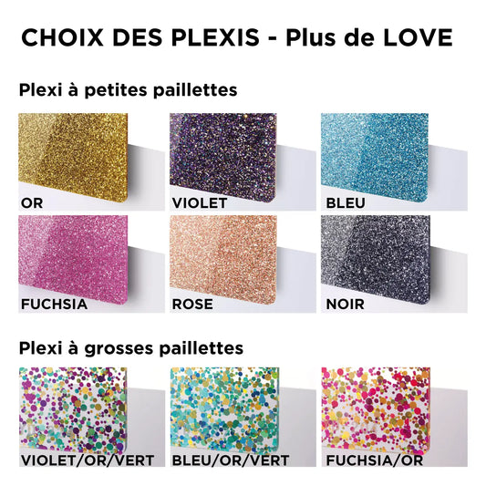 KARMA DE MERDE Porte-clés à paillettes Bleu/Or/Vert