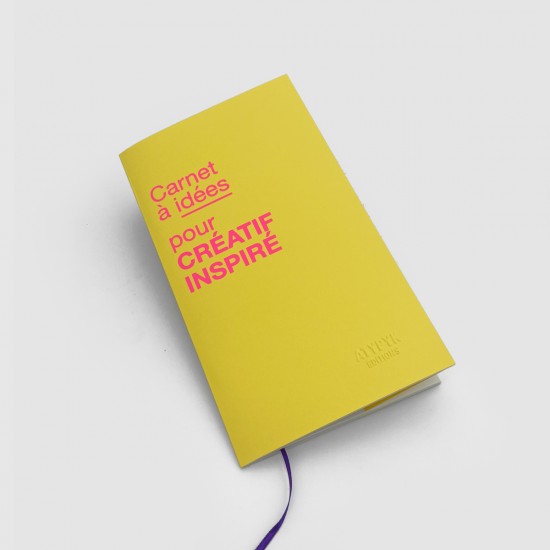 Carnet à idées pour créatif inspiré