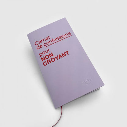 Carnet de confessions pour non-croyant