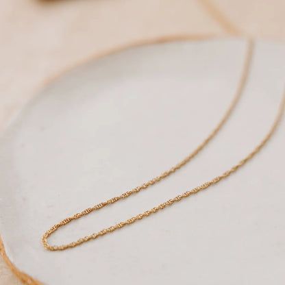 Médaillons Initiales et chaîne