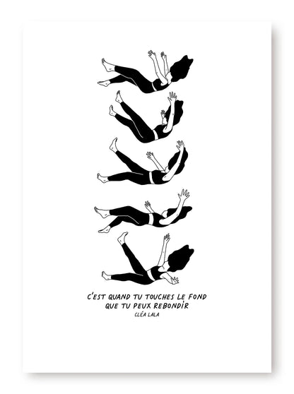 Affiche C'EST QUAND TU TOUCHES LE FOND ...