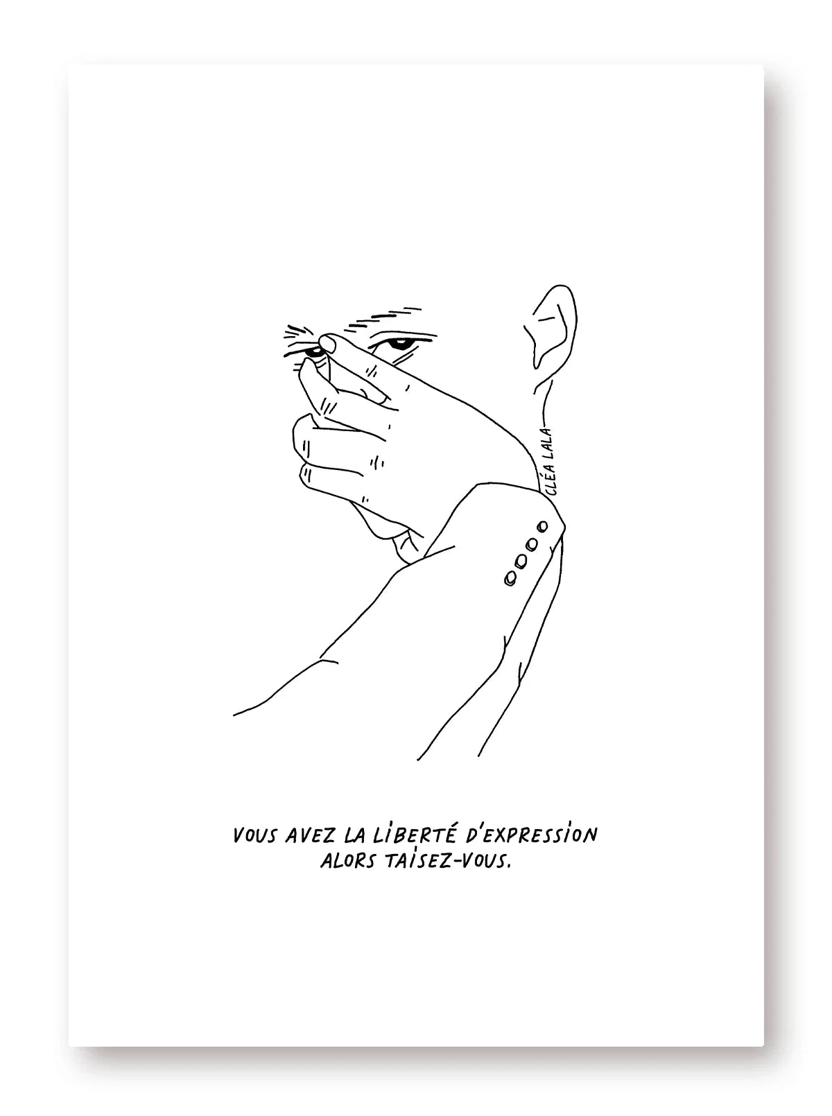 Affiche LIBERTÉ D'EXPRESSION