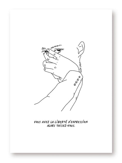 Affiche LIBERTÉ D'EXPRESSION