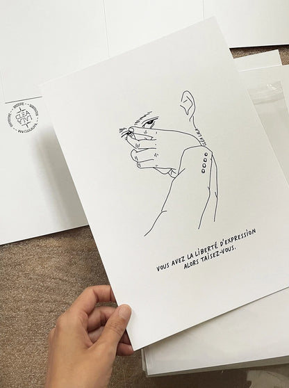 Affiche LIBERTÉ D'EXPRESSION