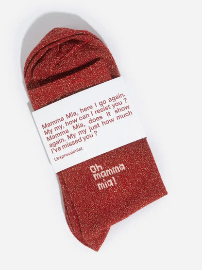 Chaussettes à messages