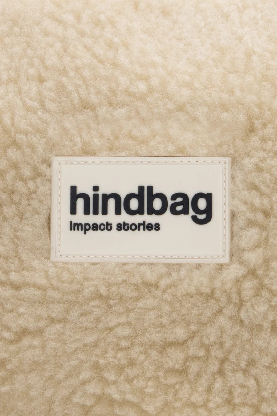 Sac banane M Olivia Teddy - Fausse Fourrure Écru