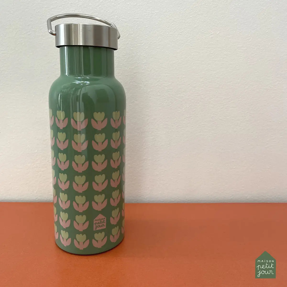 GOURDE ISOTHERME - LES TULIPES (0.5L)