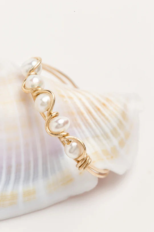 Bague Vague - Perle de culture