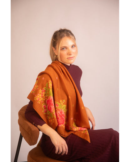 FOULARD ELENA NOISETTE