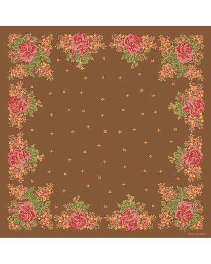 FOULARD ELENA NOISETTE